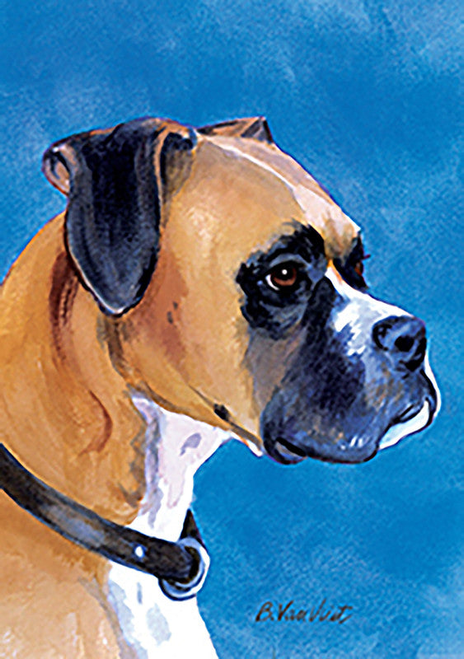 Boxer Fawn - Best of Breed Outdoor Portrait Flag