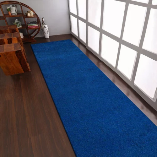 Rugsotic Carpets Hand Knotted Loom Silk Mix Runner Area Rug