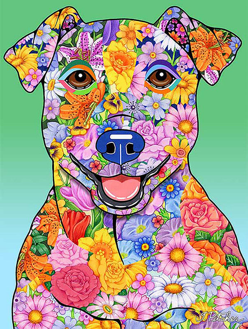 Lhasa Apso- Tomoyo Pitcher Summer Beach Garden Flag
