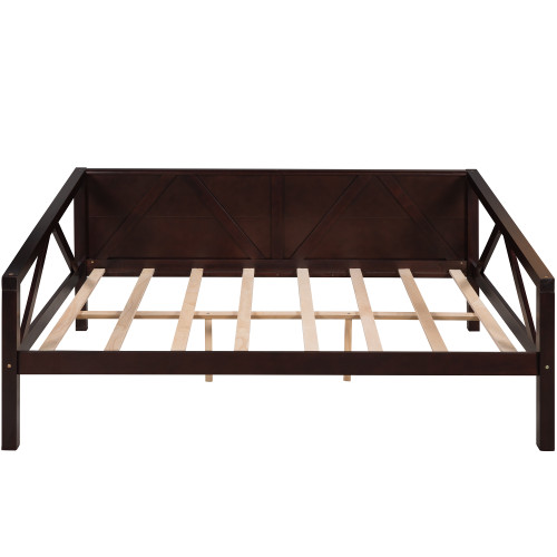 Espresso Wood Full Day Bed