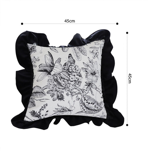 Chic Botanical Bliss Square Pillowcase