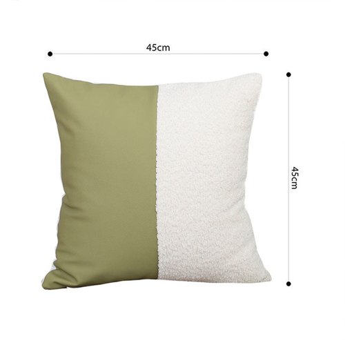 Modern TwoTone Cream Pillowcase
