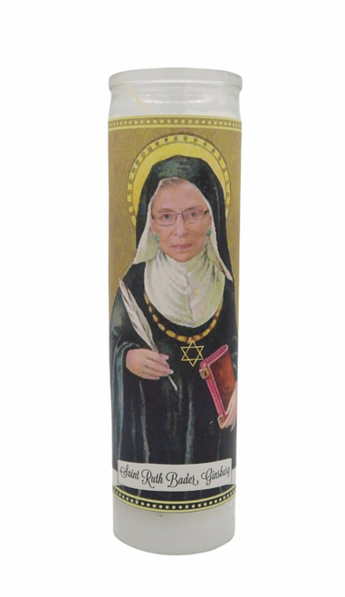 Ruth Bader Ginsburg RBG Devotional Prayer Saint Candle