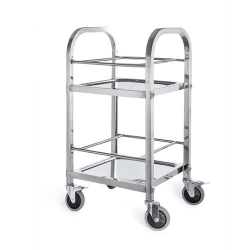 Tier Stainless Steel Square Tube Drink Wine Food Utility Cart xx