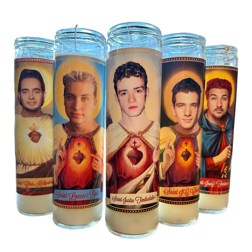 *N'SYNC Candles Set or Individual Patron Saints