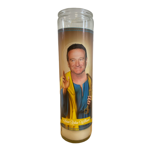 Robin Williams Devotional Prayer Saint Candle
