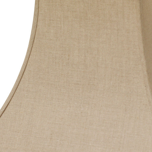 Dark Brown Linen Square Lamp Shade
