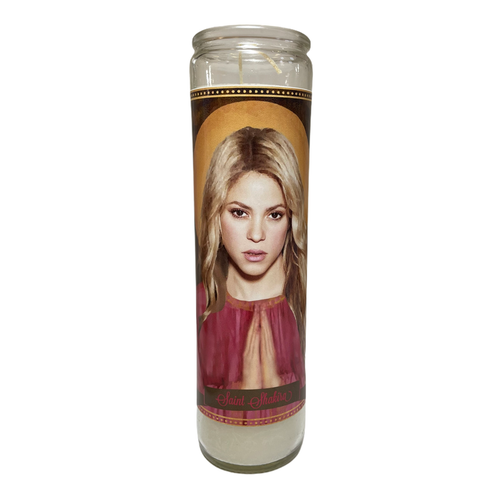 Shakira Devotional Prayer Saint Candle