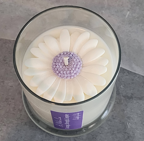 Daisy Themed Soy Candles