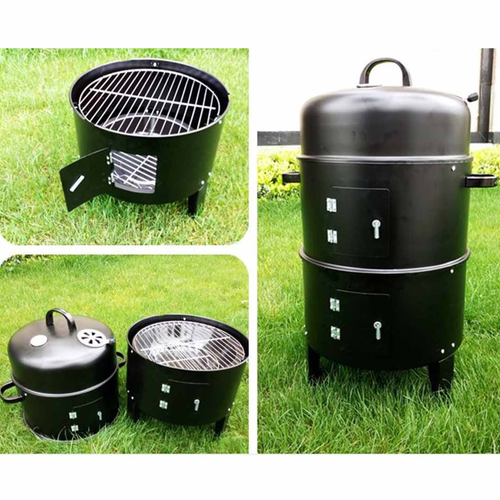 In  Barbecue Smoker Outdoor Charcoal BBQ Grill Camping Picnic Fishing