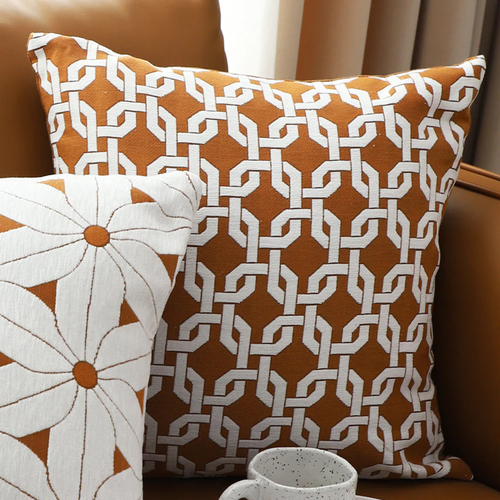 Moroccan Lattice Decorative Pillow Cover