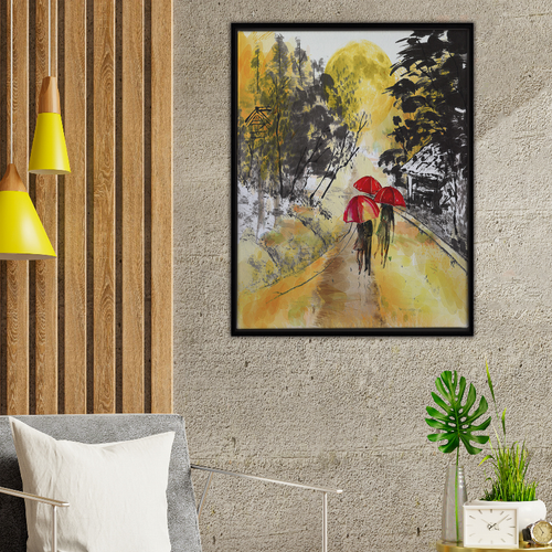 Walking Art Print