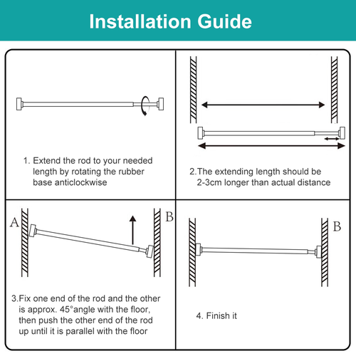 Shower Curtain Rod 