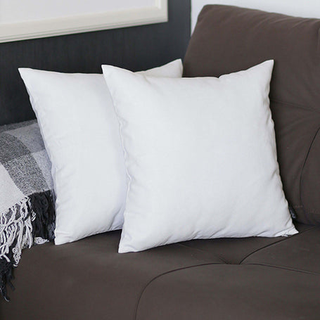 Farmhouse Square and Lumbar Solid Color Throw Pillow Covers Set