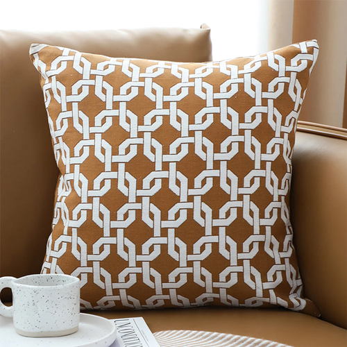Moroccan Lattice Decorative Pillow Cover