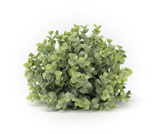 Set of Six 7" Green Artificial Boxwood Tree