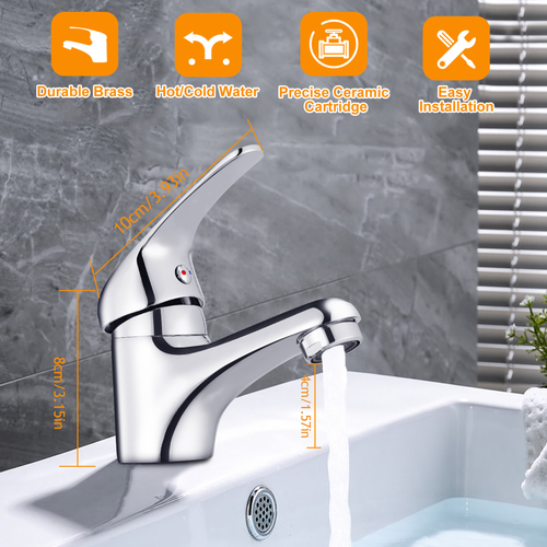 Bathroom Sink Faucet Single Handle 