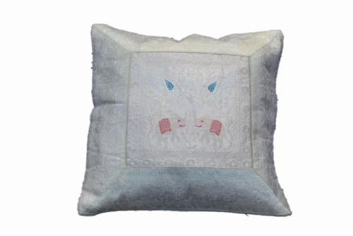 Brocade Silk Decorative Throw Pillow Case