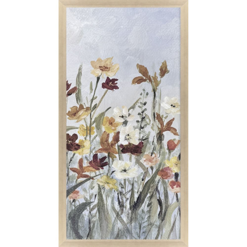 Flourish Wild Flower II Silver Framed Wall Art
