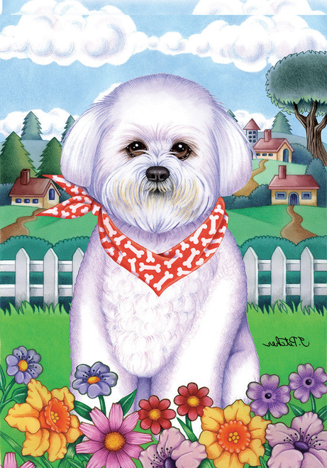 Boston Terrier - Best of Breed Dean Russo House and Garden Flag