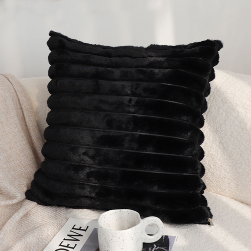 Medieval Raised Pattern Fringed Velvet Pillowcase