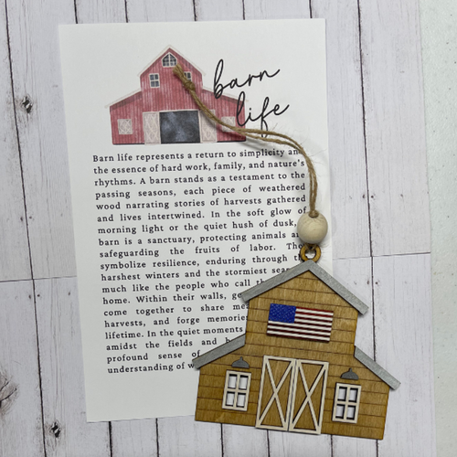 Barn Life Ornament/Charm