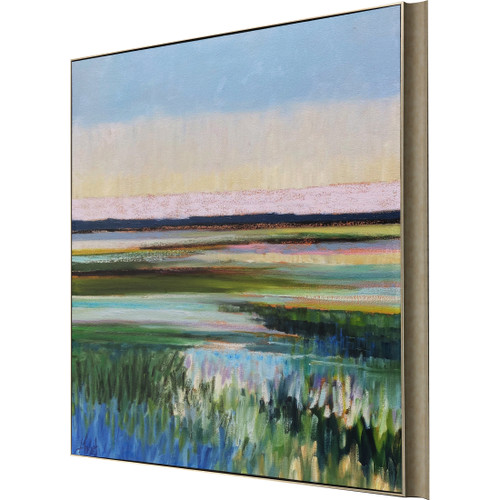Tidal Waters Gold Framed Print Wall Art