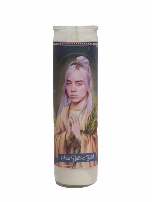 Billie Eilish Devotional Prayer Saint Candle