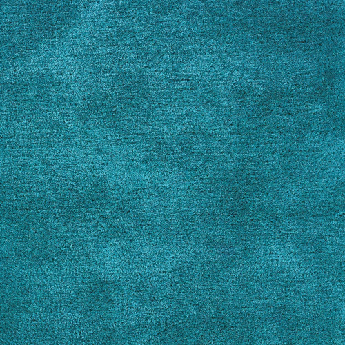 7' X 10' Teal Shag Hand Tufted Area Rug