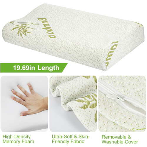 Bamboo Memory Foam Sleep Pillow 