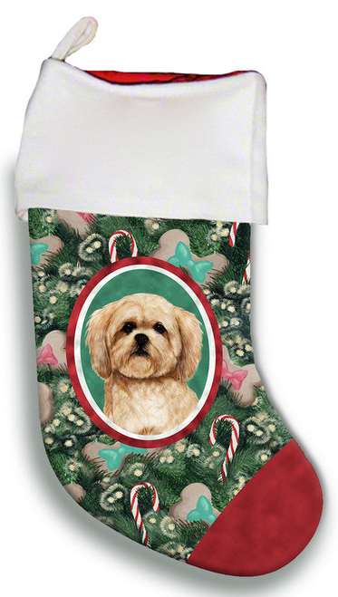 Lhasa Apso Cream- Best of Breed Christmas Stocking