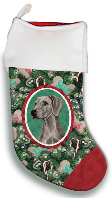 Weimaraner- Best of Breed Christmas Stocking