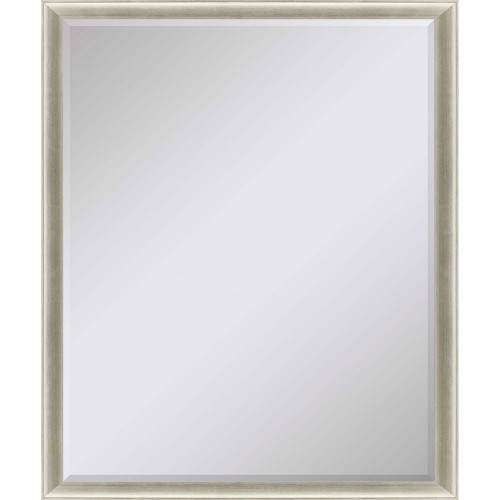 32" Silver Wood Accent Mirror