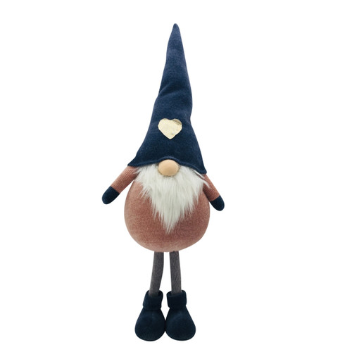 30" Pink And Blue MDF Christmas Gnome