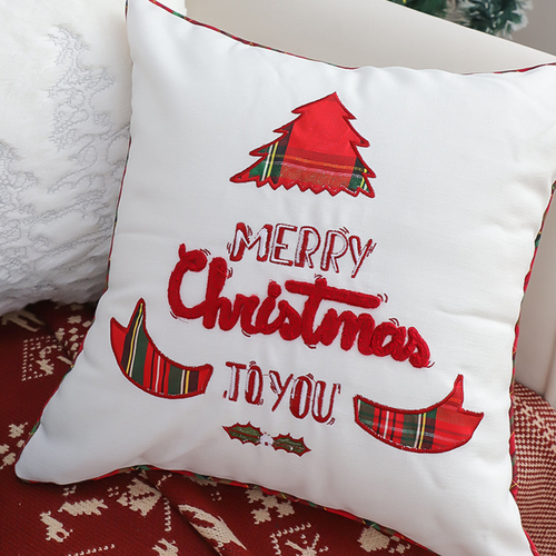 Merry Christmas To You Festive Pillowcase with Accents