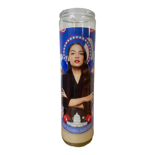 The Luminary AOC Alexandria Ocasio-Cortez Altar Candle