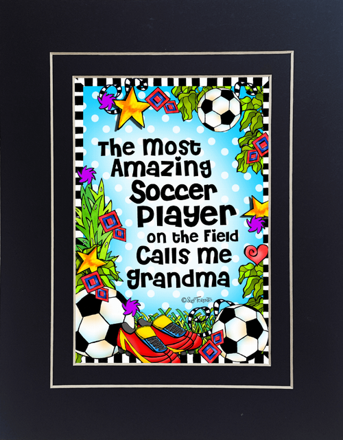 Soccer Mom/Grandma Themed Gifty Art