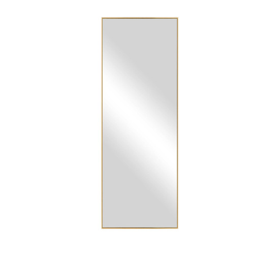 51" Gold Metal Framed Standing Mirror