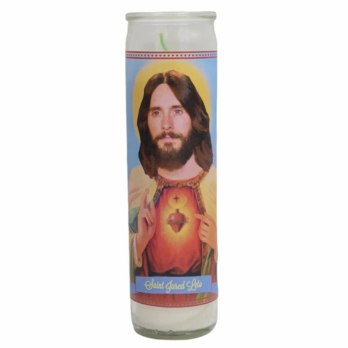 Jared Leto Devotional Prayer Saint Candle