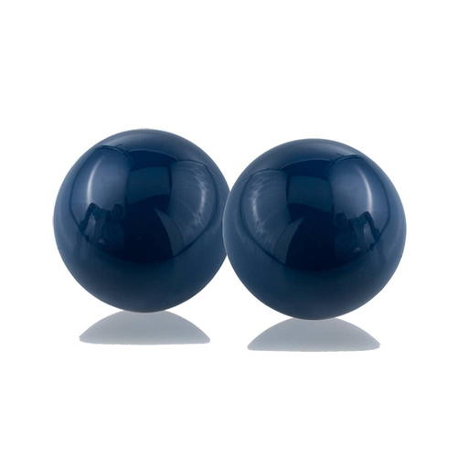 Bola Classic Blue Sphere/3"D - Set of 2