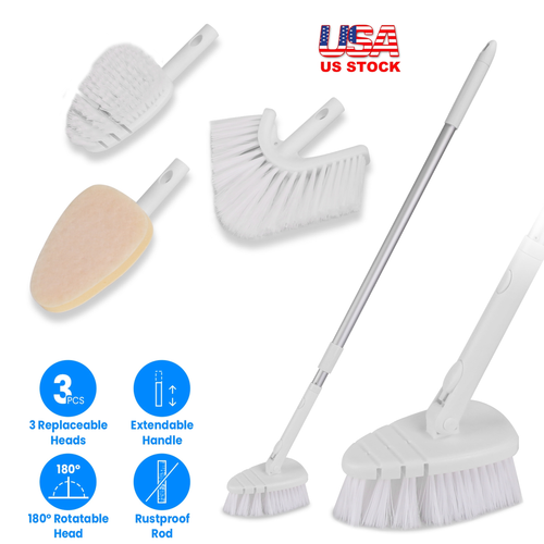 3 in 1 Tub And Tile Scrubber Cleaning Brush 