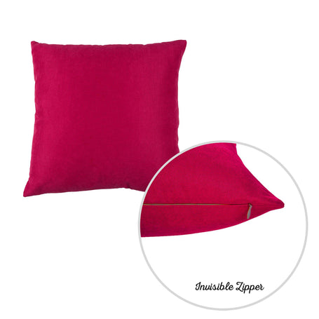 Farmhouse Square and Lumbar Solid Color Throw Pillow Covers Set