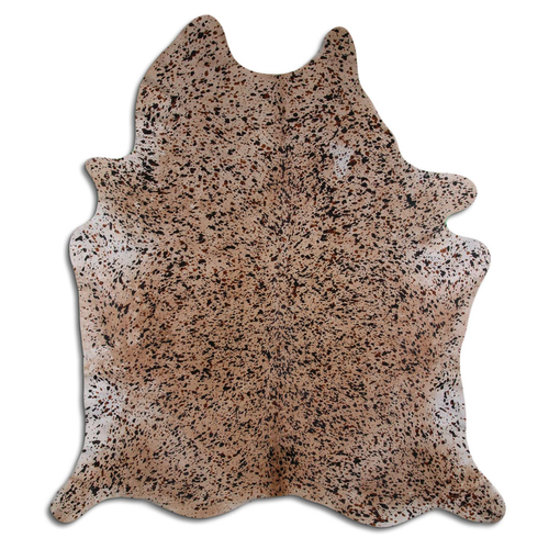 PRINTED HAIR ON COWHIDE PRINTED SALT AND PEPPER