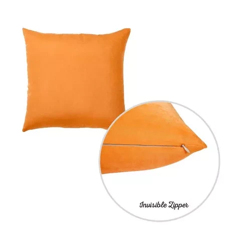 Farmhouse Square and Lumbar Solid Color Throw Pillow Covers Set