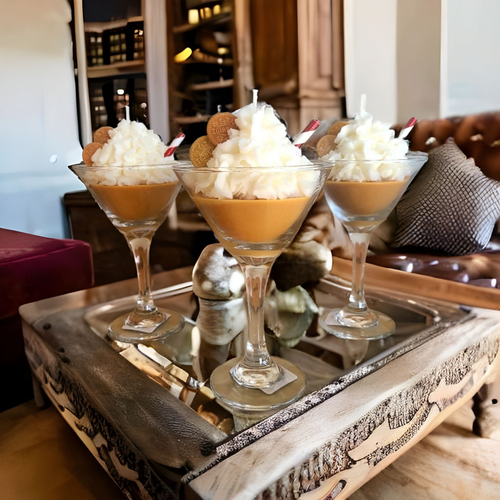 Martini soy wax candle