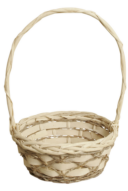 Woodchip, Willow & Vine Handled Basket