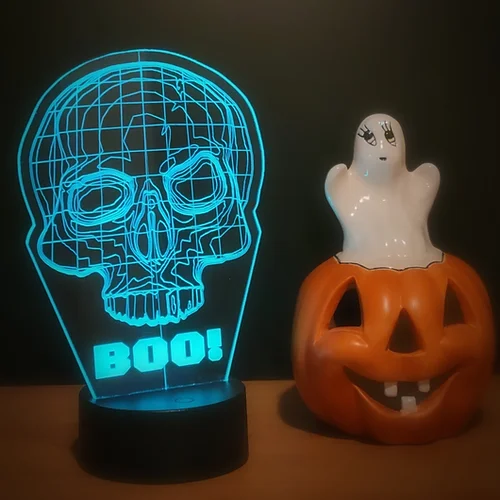 Halloween Skeleton Head