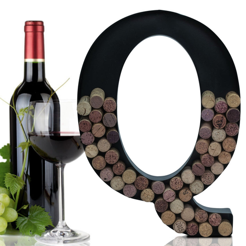 Made Easy Kit Metal Letter Wine Cork Holder w/Wall Mount Kit
