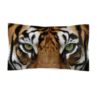 Tiger Eyes Microfiber Pillow Sham