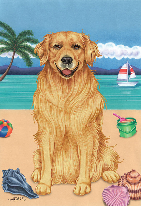 Great Dane - Tomoyo Pitcher Summer Beach Garden Flag